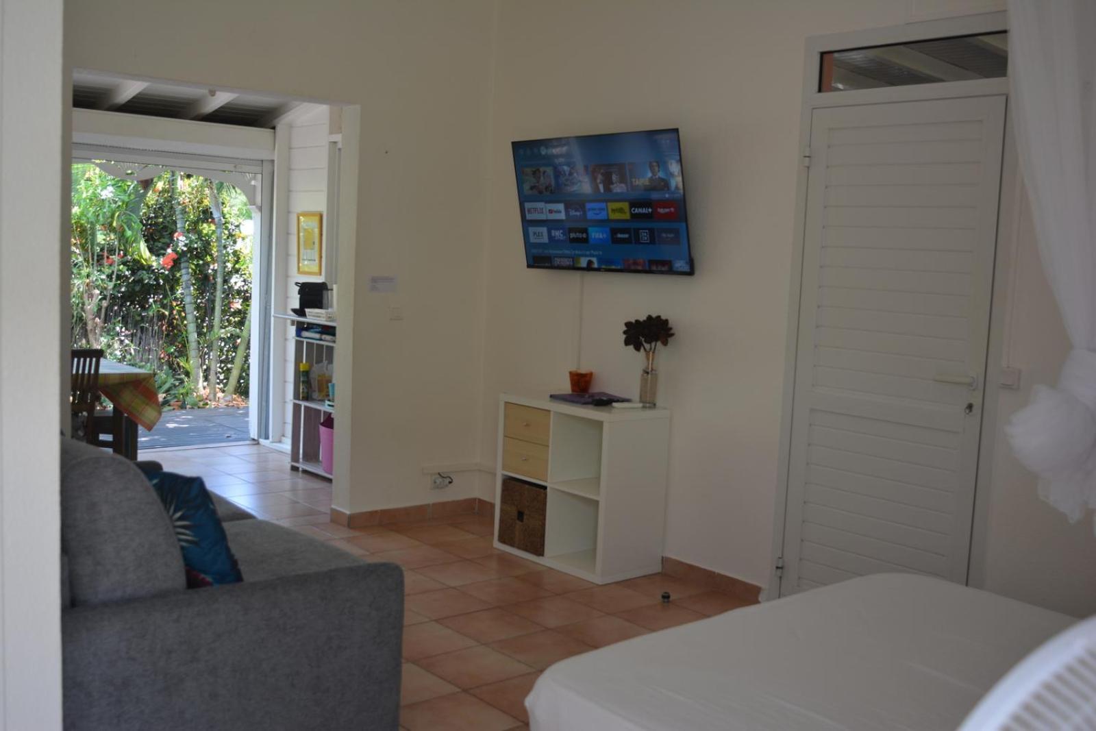 Bungalow La Papaye Bleue Residence Acces Piscine & Plage Сен-Франсуа Экстерьер фото