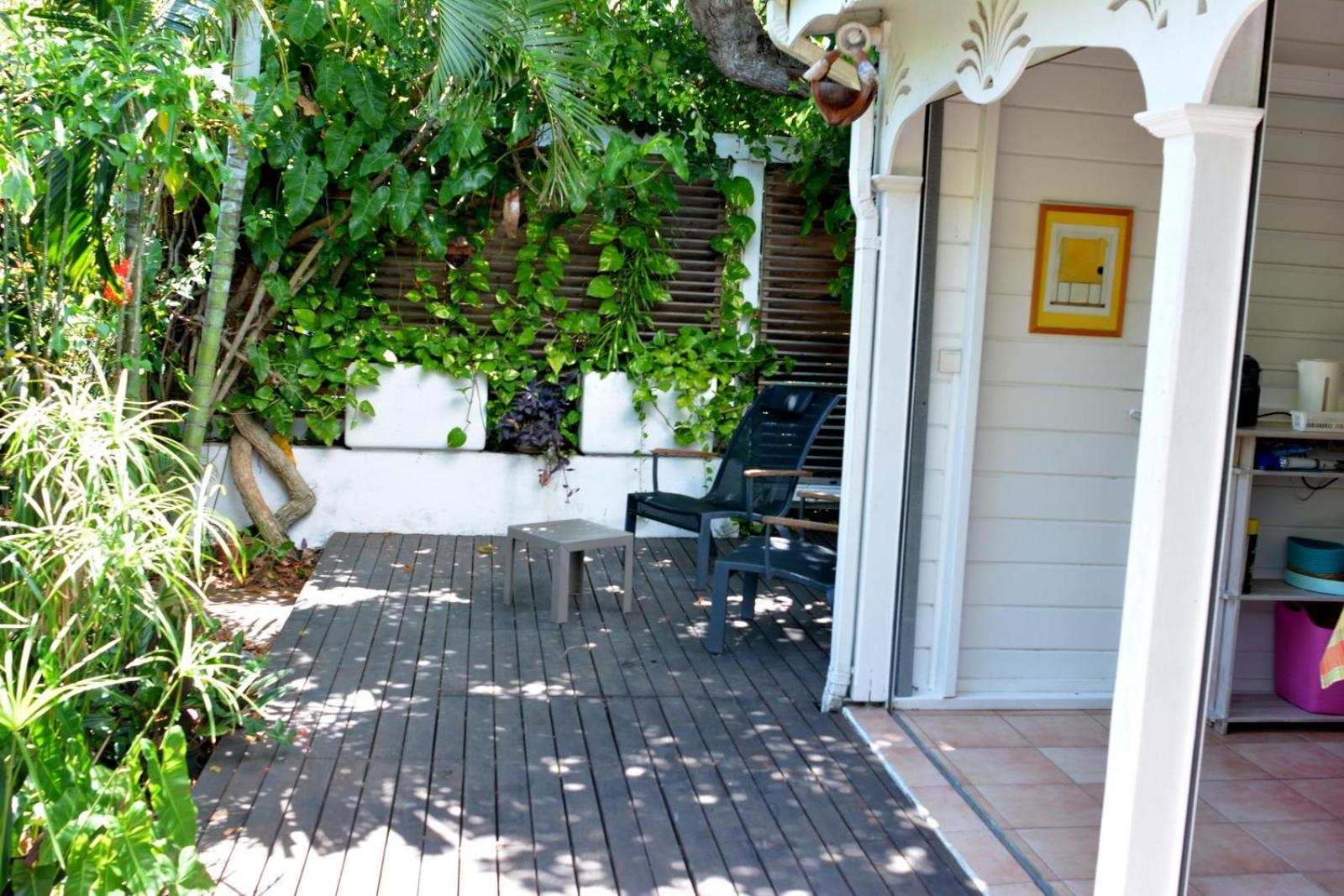 Bungalow La Papaye Bleue Residence Acces Piscine & Plage Сен-Франсуа Экстерьер фото