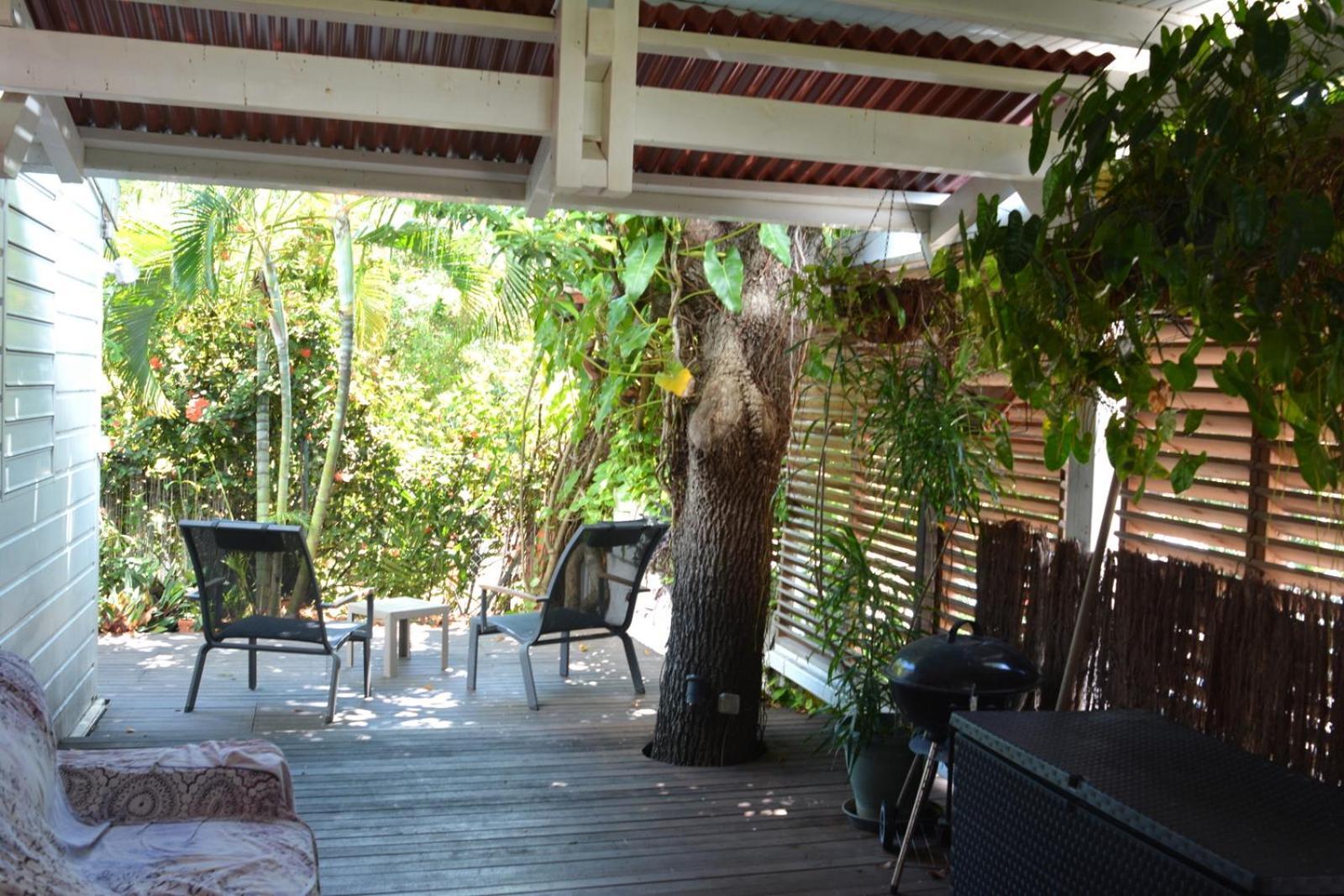 Bungalow La Papaye Bleue Residence Acces Piscine & Plage Сен-Франсуа Экстерьер фото