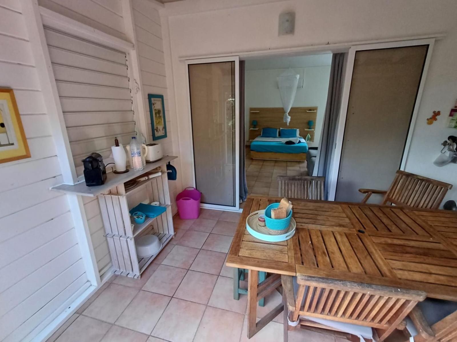 Bungalow La Papaye Bleue Residence Acces Piscine & Plage Сен-Франсуа Экстерьер фото